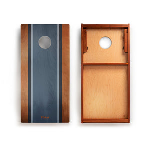2ft x 4ft Graphic Wood Classic Cornhole Set | Classic Beach Stripes Collection