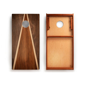 2ft x 4ft Graphic Wood Classic Cornhole Set | Classic Triangle Collection