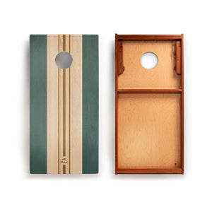 2ft x 4ft Graphic Wood Classic Cornhole Set | Coastal Surf Beach Collection
