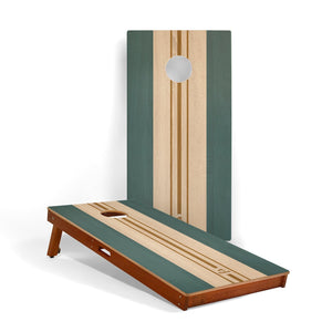 2ft x 4ft Graphic Wood Classic Cornhole Set | Coastal Surf Beach Collection