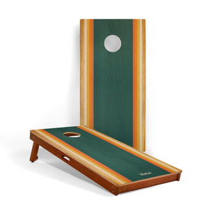 2ft x 4ft Graphic Wood Classic Cornhole Set | Coastal Surf Beach Collection