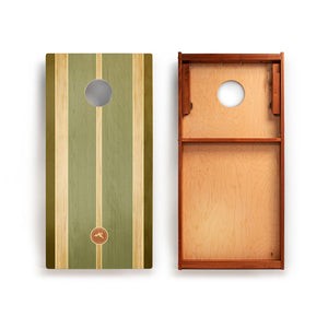 2ft x 4ft Graphic Wood Classic Cornhole Set | Coastal Surf Beach Collection