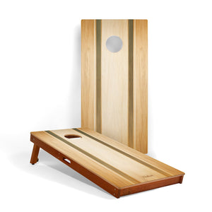 2ft x 4ft Graphic Wood Classic Cornhole Set | Coastal Surf Beach Collection