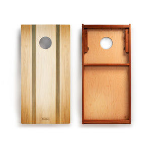 2ft x 4ft Graphic Wood Classic Cornhole Set | Coastal Surf Beach Collection