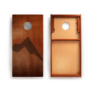 2ft x 4ft Graphic Wood Classic Cornhole Set | Modern Angle Collection