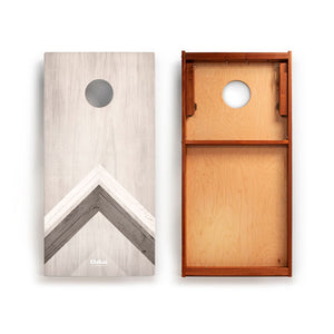 2ft x 4ft Graphic Wood Classic Cornhole Set | Modern Angle Collection