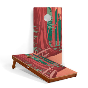 2ft x 4ft Graphic Wood Classic Cornhole Set | National Parks Inspired Collection