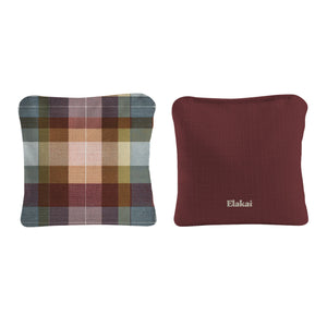 6-in Dual-Sided Cornhole Bags | Plaid Collection