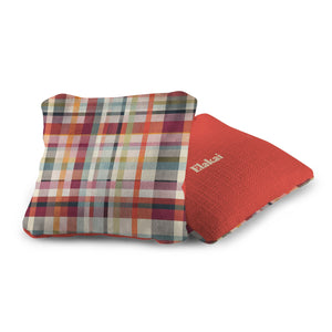 6-in Dual-Sided Cornhole Bags | Plaid Collection
