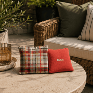 6-in Dual-Sided Cornhole Bags | Plaid Collection