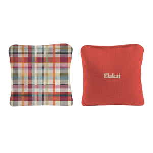 6-in Dual-Sided Cornhole Bags | Plaid Collection