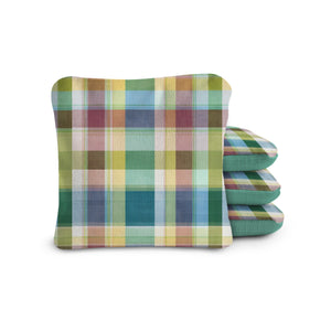 6-in Dual-Sided Cornhole Bags | Plaid Collection