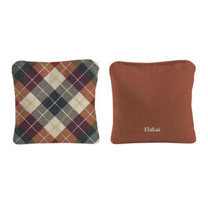 6-in Dual-Sided Cornhole Bags | Plaid Collection