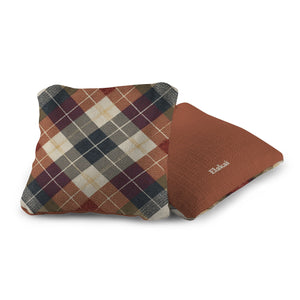 6-in Dual-Sided Cornhole Bags | Plaid Collection