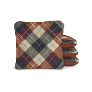 6-in Dual-Sided Cornhole Bags | Plaid Collection