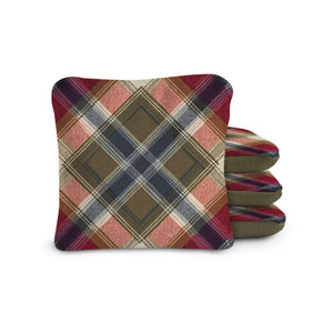 6-in Dual-Sided Cornhole Bags | Plaid Collection