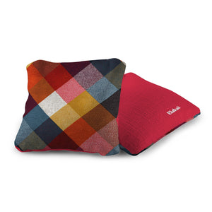 6-in Dual-Sided Cornhole Bags | Plaid Collection