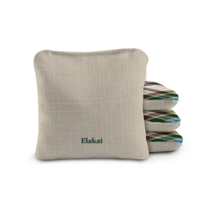 6-in Dual-Sided Cornhole Bags | Plaid Collection