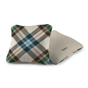 6-in Dual-Sided Cornhole Bags | Plaid Collection