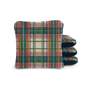 6-in Dual-Sided Cornhole Bags | Plaid Collection