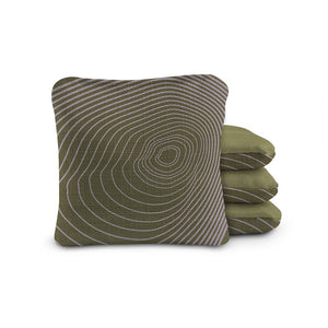 6-in Dual-Sided Cornhole Bags | Tree Rings Collection