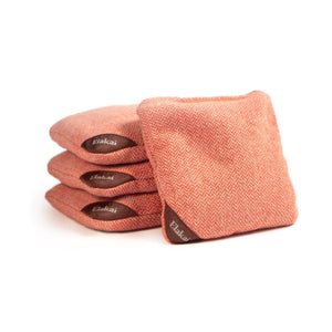 6-in Herringbone Cornhole Bags | Premium All-Weather Collection