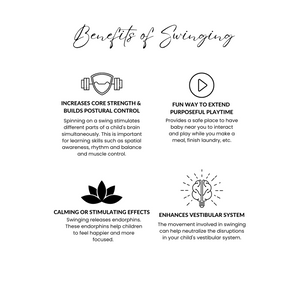 Sweet Swinging Baby / Toddler Swing