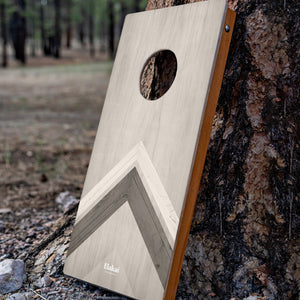 2x4 Silver Chevron Corn Hole Boards