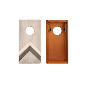 2x4 Silver Chevron Corn Hole Boards