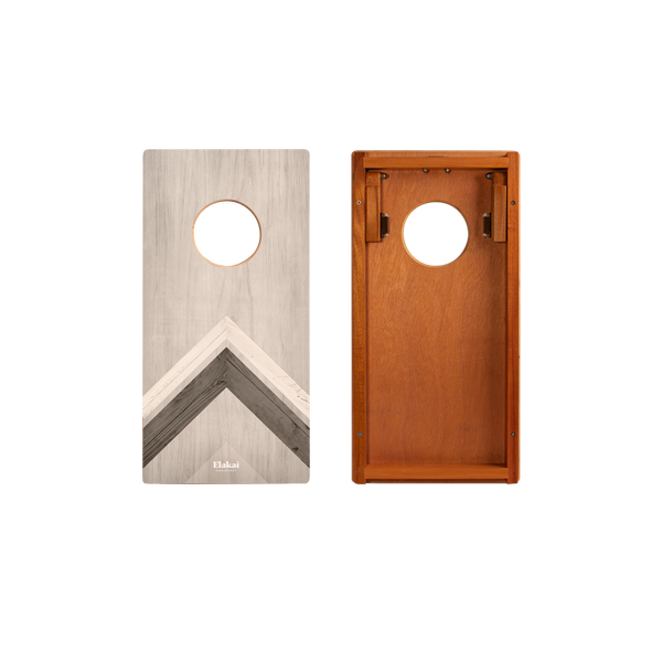 2x4 Silver Chevron Corn Hole Boards
