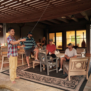 Hook & Ring with Natural Wood Finish