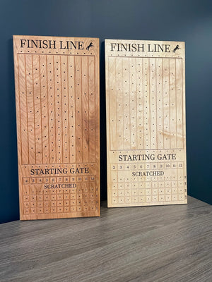 Deluxe Solid Wood Horse Racing Game