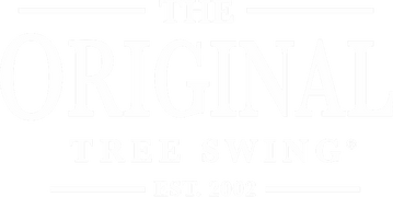 White logo of 'The Original Tree Swing' with 2002 establishment year