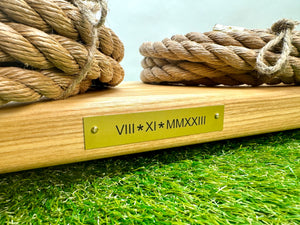 Custom Brass Colored Plaque