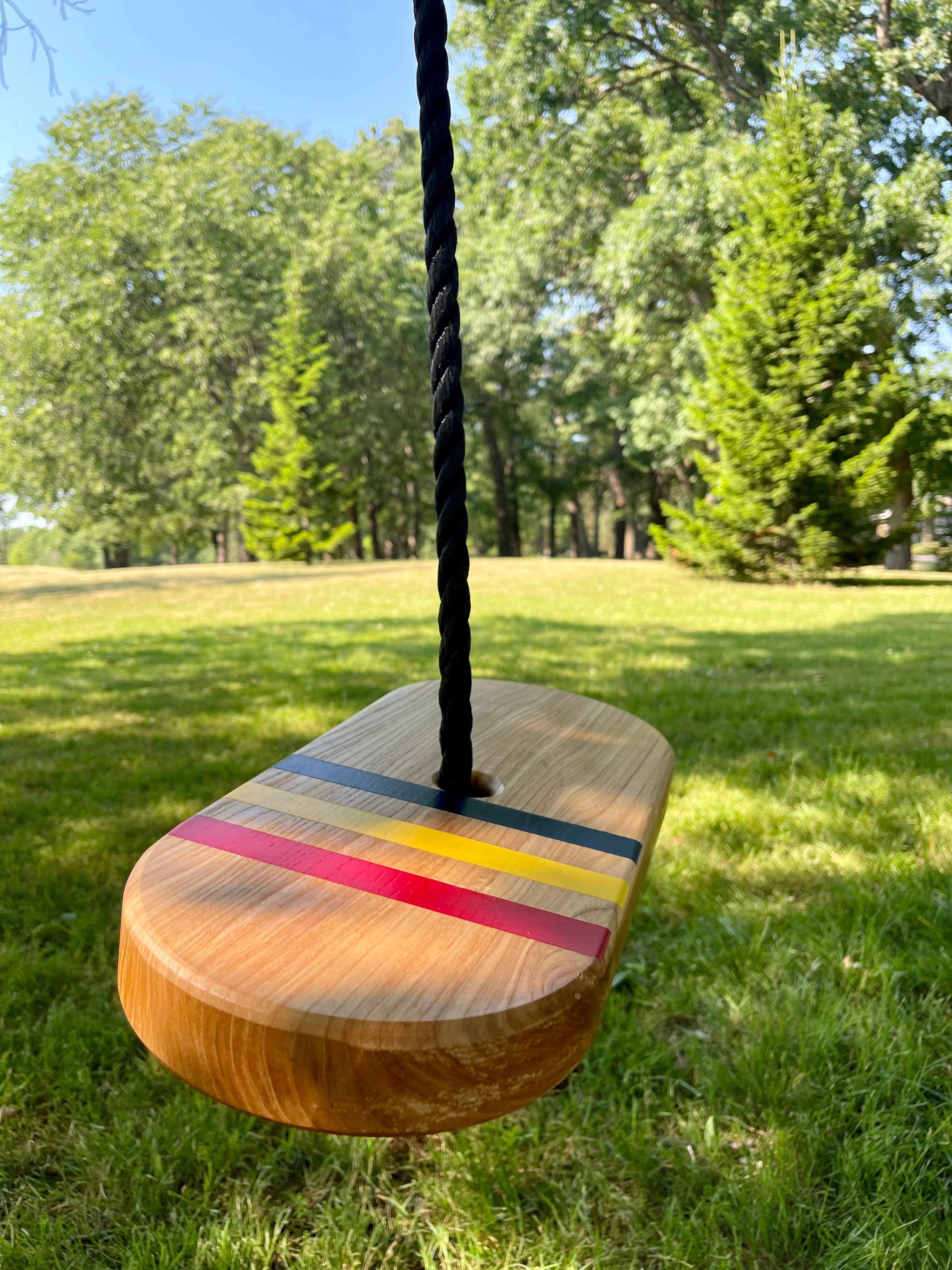 Painted Oval Tree Swing – The Original Tree Swing